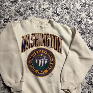 Vintage 1990 University Of Washington Sweatshirt size medium